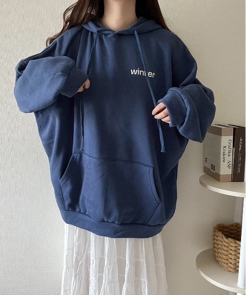 Nana(ナナ)（ナナ）の「ビッグパーカー（パーカー・レディース・ブルー/ブラック・FREE）」の15枚目の写真