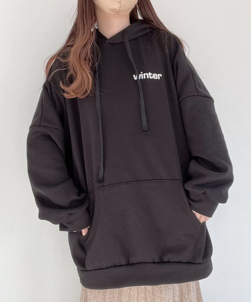 Nana(ナナ)（ナナ）の「ビッグパーカー（パーカー・レディース・ブルー/ブラック・FREE）」の8枚目の写真