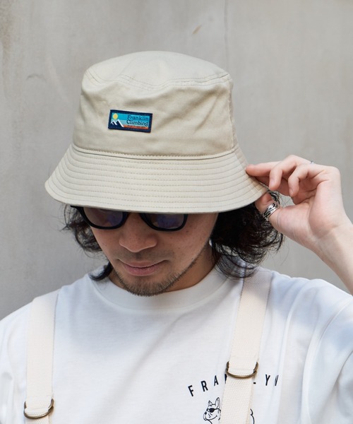 Franklin Climbing（フランクリンクライミング）の「【Franklin Climbing】ツイルロゴバケットハット（ハット・レディース・ブラック/ベージュ/バイオレット・ONE SIZE）」の7枚目の写真