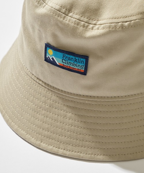 Franklin Climbing（フランクリンクライミング）の「【Franklin Climbing】ツイルロゴバケットハット（ハット・レディース・ブラック/ベージュ/バイオレット・ONE SIZE）」の11枚目の写真