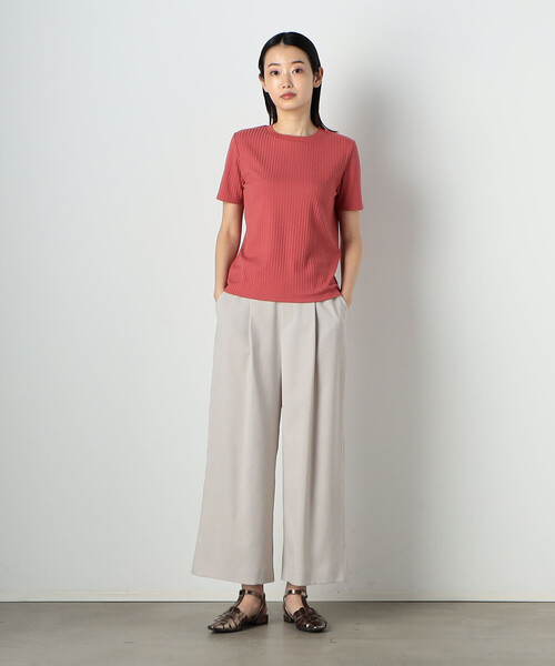 COMME CA MODELS(コムサモデルズ)の「麻調ワイドパンツ(その他パンツ・レディース・ブラック/ターコイズブルー/ベージュ・X-SMALL/SMALL/MEDIUM/LARGE/X-LARGE)」の14枚目の写真