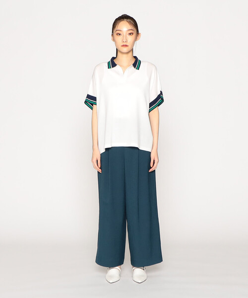 COMME CA MODELS(コムサモデルズ)の「麻調ワイドパンツ(その他パンツ・レディース・ブラック/ターコイズブルー/ベージュ・X-SMALL/SMALL/MEDIUM/LARGE/X-LARGE)」の19枚目の写真