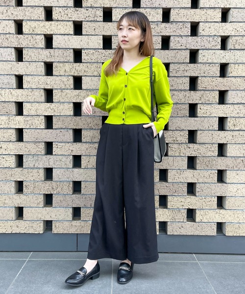 COMME CA MODELS(コムサモデルズ)の「麻調ワイドパンツ(その他パンツ・レディース・ブラック/ターコイズブルー/ベージュ・X-SMALL/SMALL/MEDIUM/LARGE/X-LARGE)」の5枚目の写真