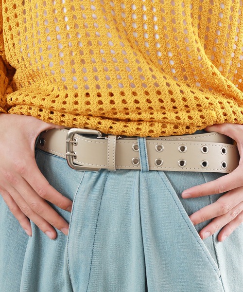 MAISON SPECIAL ベルト 「UNISEX」Shoe-Lace Leather Long Belt