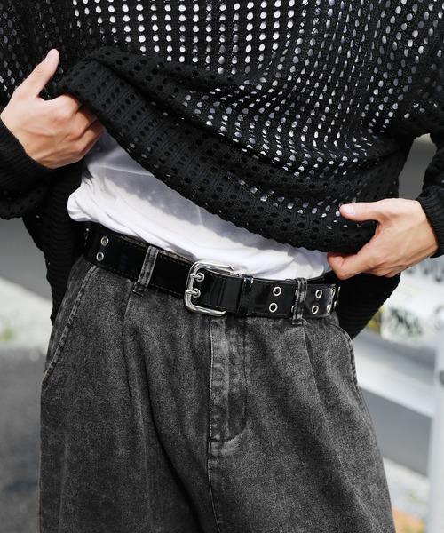 MAISON SPECIAL ベルト 「UNISEX」Shoe-Lace Leather Long Belt