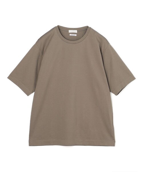 TOMORROWLAND （トゥモローランド）の「スビンコットン クルーネックカットソー（Tシャツ/カットソー・メンズ・イエロー/ネイビー/キャメル/ホワイト/ライトグレー/カーキ・L/M/S/XS）」の6枚目の写真