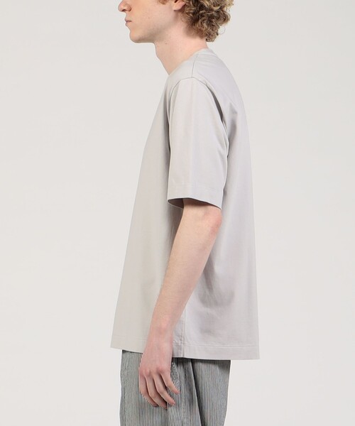 TOMORROWLAND （トゥモローランド）の「スビンコットン クルーネックカットソー（Tシャツ/カットソー・メンズ・イエロー/ネイビー/キャメル/ホワイト/ライトグレー/カーキ・L/M/S/XS）」の10枚目の写真