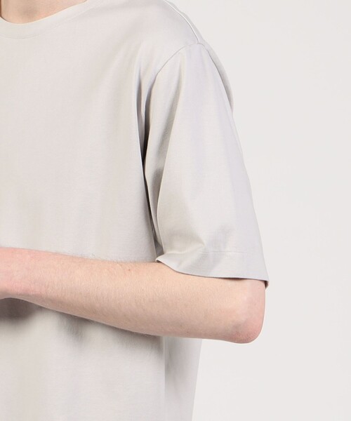 TOMORROWLAND （トゥモローランド）の「スビンコットン クルーネックカットソー（Tシャツ/カットソー・メンズ・イエロー/ネイビー/キャメル/ホワイト/ライトグレー/カーキ・L/M/S/XS）」の11枚目の写真