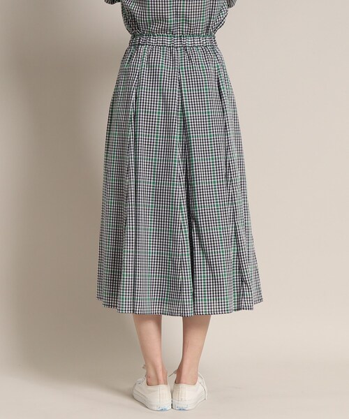 Dessin（デッサン）の「◆【新色登場・ウエストゴム】映えチェック/ストライプスカート<XS~L>（スカート・レディース・グリーン系その他3/ネイビー系7/レッド系3/イエロー系1/ガンメタ/モスグリーン系1/ブルー系1/ホワイト系5・00/03/01/02）」の11枚目の写真