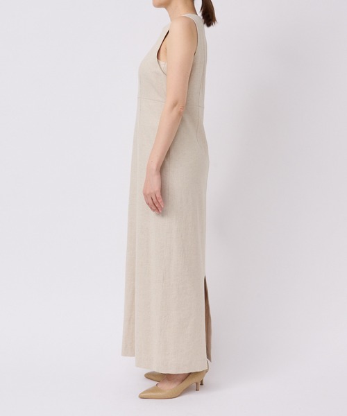 RIVE DROITE（リヴドロワ）の「MONN.:.(モン)/LINENワンピース（ワンピース・レディース・ベージュ/ブラック・FREE）」の21枚目の写真