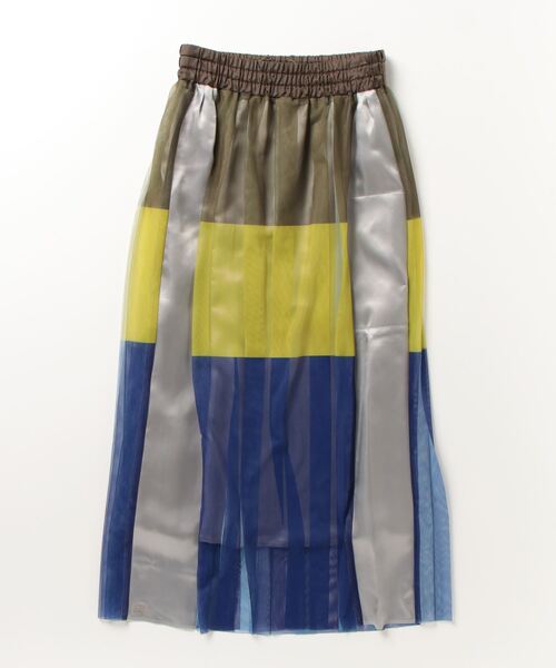 NAKAGAMI（ナカガミ）の「NAKAGAMI(ナカガミ) ハンドプリーツマルチチュールスカート（スカート・レディース・パープル・1）」の2枚目の写真