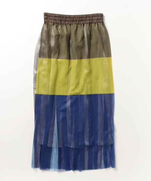 NAKAGAMI（ナカガミ）の「NAKAGAMI(ナカガミ) ハンドプリーツマルチチュールスカート（スカート・レディース・パープル・1）」の3枚目の写真