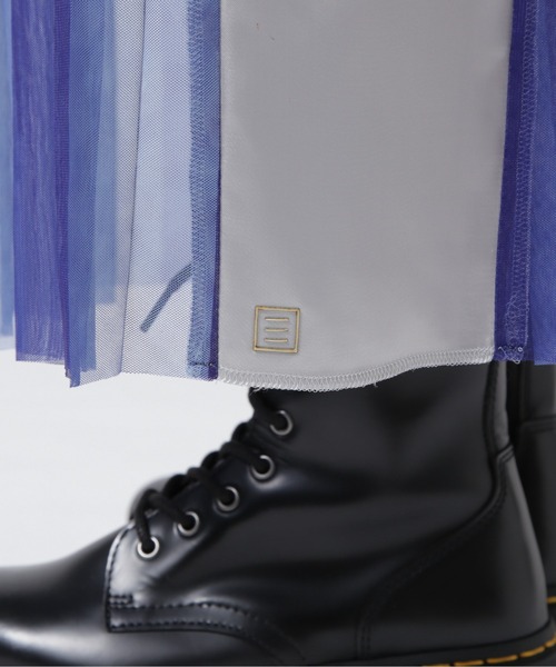 NAKAGAMI（ナカガミ）の「NAKAGAMI(ナカガミ) ハンドプリーツマルチチュールスカート（スカート・レディース・パープル・1）」の5枚目の写真