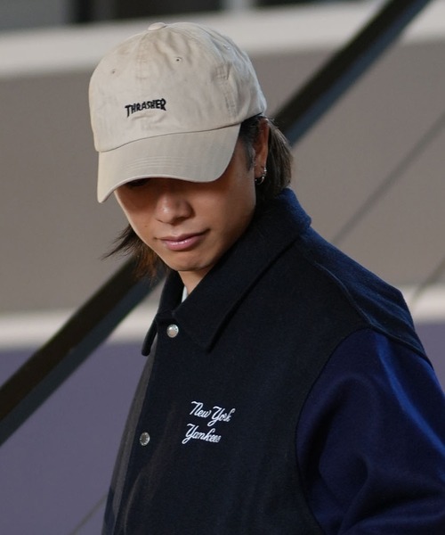 THRASHER/スラッシャー キャップ 6パネル 刺繍ロゴ THR-C01KX