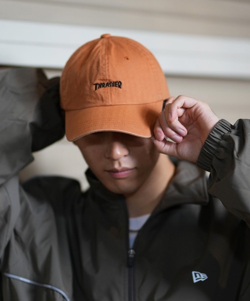 THRASHER/スラッシャー キャップ 6パネル 刺繍ロゴ THR-C01KX