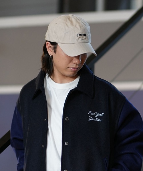 THRASHER/スラッシャー キャップ 6パネル 刺繍ロゴ THR-C01KX