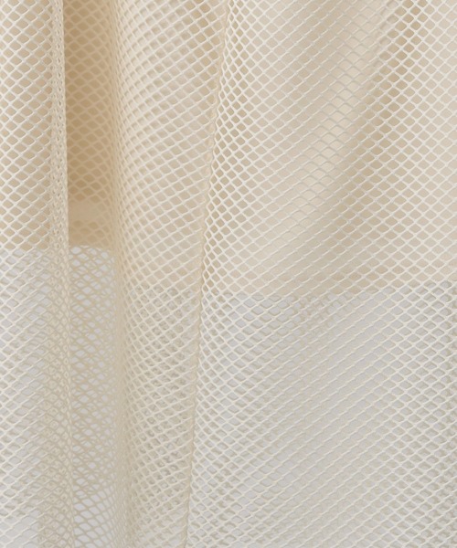 LOWRYS FARM（ローリーズファーム）の「メッシュフレアスカート　196323（スカート・レディース・ホワイト/ブラウン/ブラック/チャコールグレー・FREE）」の12枚目の写真