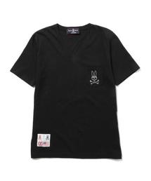 Psycho Bunny | Psycho Bunny×BEAMS / 別注 Vネック ポケットTシャツ(Tシャツ/カットソー)