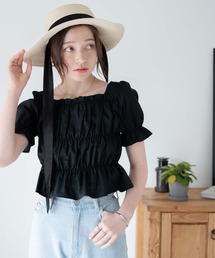 WEGO | WEGO/シャーリングブラウス(シャツ/ブラウス)