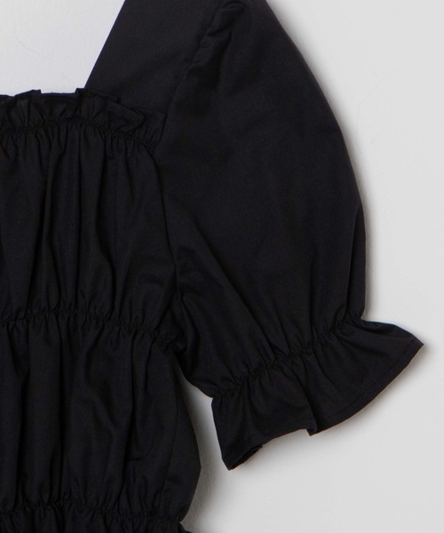WEGO（ウィゴー）の「WEGO/シャーリングブラウス（シャツ/ブラウス・レディース・ホワイト/ブラック・FREE）」の21枚目の写真