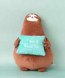 BIRTHDAY BAR | 【I am a SLOTH】ナマケモノ もっちりクッション Mサイズ(クッション/クッションカバー)