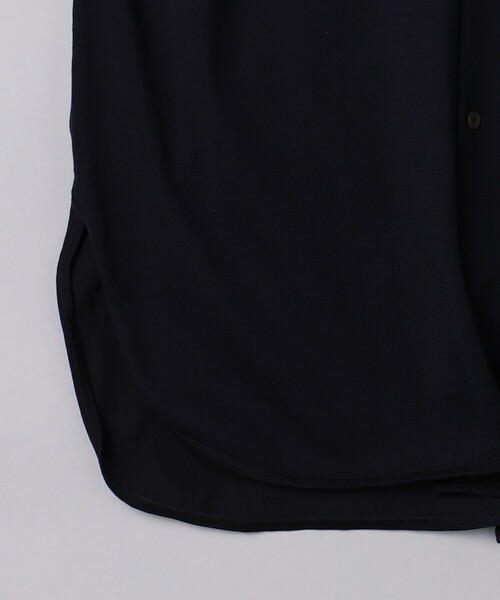 Scye（サイ）の「＜SCYE＞ 16ゲージ バンドカラー シャツ（シャツ/ブラウス・メンズ・ダークグレー/ネイビー・38/40）」の6枚目の写真