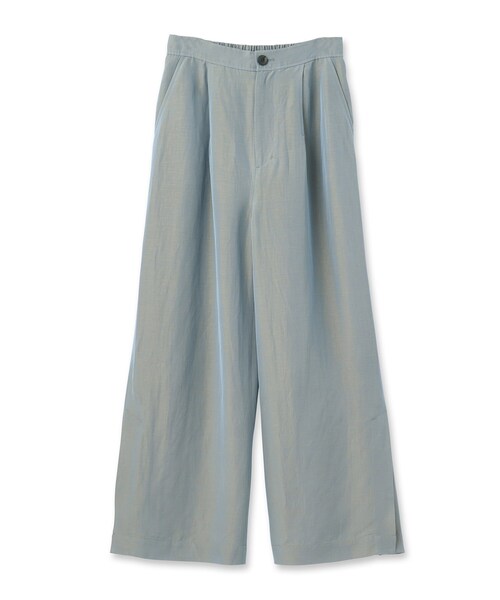 GALLEST（ギャレスト）の「【BAILA6月号掲載】エシカルシャンブレーワイドパンツ（その他パンツ・レディース・チャコール/ブルー系8・40/38/36）」の5枚目の写真