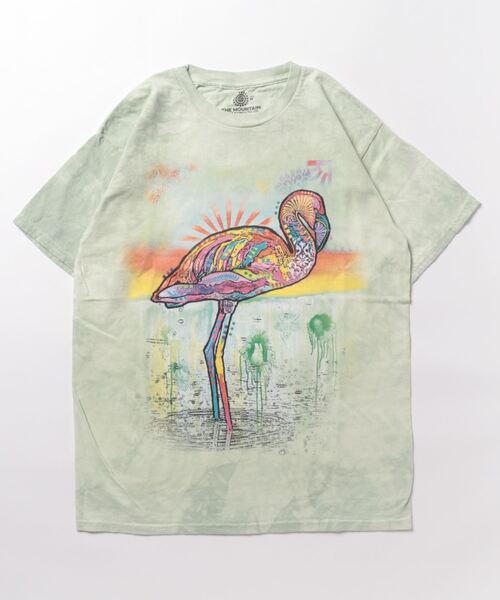 THE MOUNTAIN（ザマウンテン）の「【THE MOUNTAIN】（UN）THE MOUNTAIN PRINT TEE（Tシャツ/カットソー・メンズ・D/A/C/E・MEDIUM）」の3枚目の写真