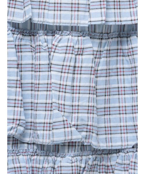 jouetie（ジュエティ）の「サマーチェックティアードロングスカート（スカート・レディース・ピンク/ブルー/グリーン・MEDIUM）」の4枚目の写真