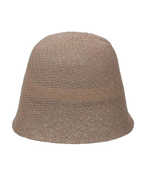 earth music&ecology(アースミュージックアンドエコロジー)の「ベルサーモハット(ハット・レディース・ライトイエロー/ブラック/グレイッシュベージュ・FREE)」の22枚目の写真