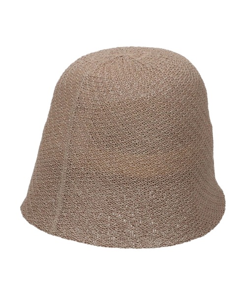 earth music&ecology(アースミュージックアンドエコロジー)の「ベルサーモハット(ハット・レディース・ライトイエロー/ブラック/グレイッシュベージュ・FREE)」の4枚目の写真