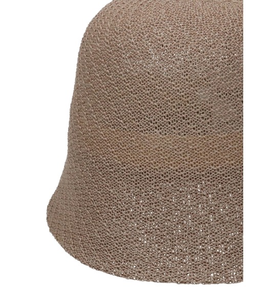 earth music&ecology(アースミュージックアンドエコロジー)の「ベルサーモハット(ハット・レディース・ライトイエロー/ブラック/グレイッシュベージュ・FREE)」の7枚目の写真