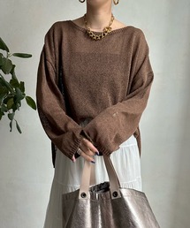 DouDou | ペーパーヤーンプルオーバー(ニット/セーター)