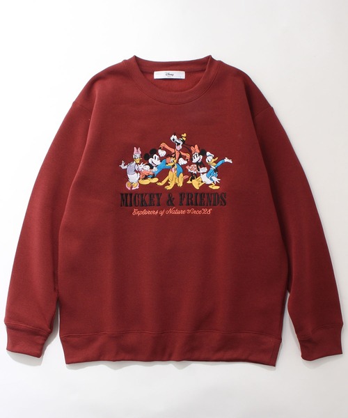 新品タグ付き Disney Moussy スウェット 刺繍 赤 新品タグ付き Disney Moussy スウェット 刺繍 赤 - メルカリ