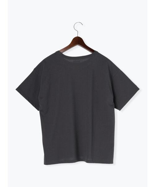 Te chichi(テチチ)の「アーチロゴTシャツ(Tシャツ/カットソー・レディース・ブラック/ブルー/チャコールグレー・F)」の17枚目の写真