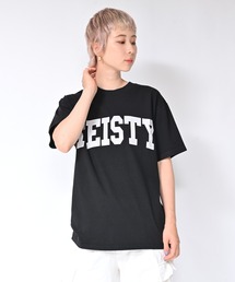 BIG カレッジロゴ・プリントTシャツ FEISTY