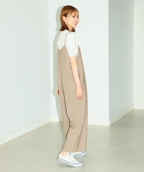 B:MING by BEAMS(ビーミングバイビームス)の「B:MING by BEAMS / ウォッシャブル サロペット(サロペット/オーバーオール・レディース・ブラック/ベージュ・SMALL/MEDIUM)」の20枚目の写真