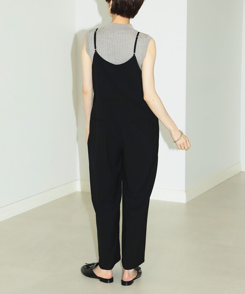B:MING by BEAMS(ビーミングバイビームス)の「B:MING by BEAMS / ウォッシャブル サロペット(サロペット/オーバーオール・レディース・ブラック/ベージュ・SMALL/MEDIUM)」の4枚目の写真
