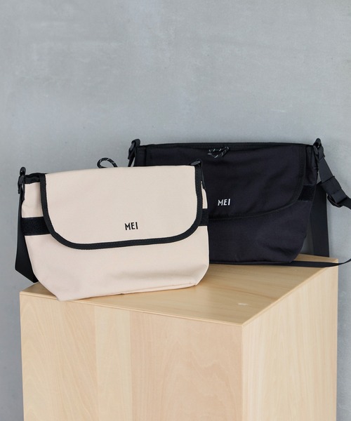 MEI（メイ）の「【MEI/メイ】メッセンジャーバッグ（メッセンジャーバッグ・レディース・ブラック/ベージュ・F）」の10枚目の写真