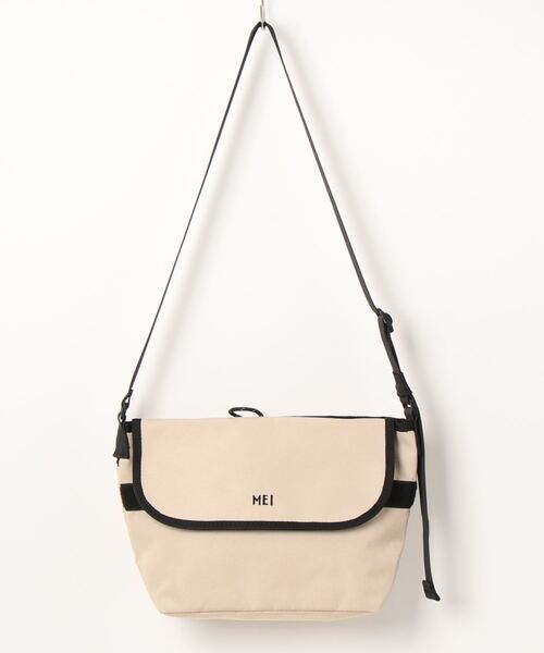 MEI（メイ）の「【MEI/メイ】メッセンジャーバッグ（メッセンジャーバッグ・レディース・ブラック/ベージュ・F）」の6枚目の写真