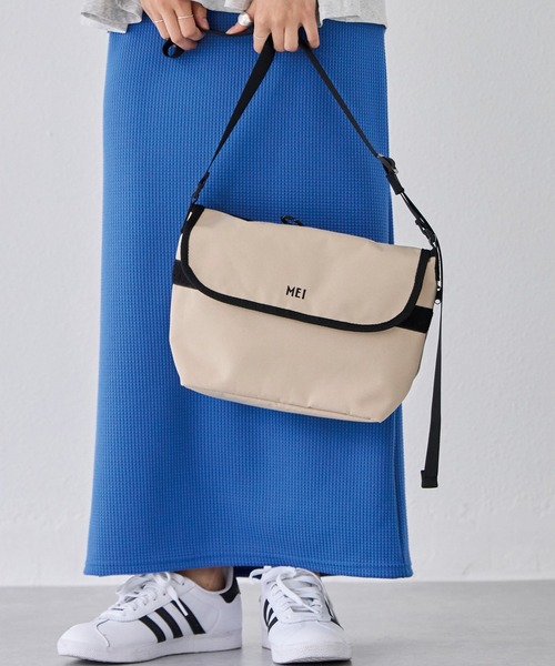 MEI（メイ）の「【MEI/メイ】メッセンジャーバッグ（メッセンジャーバッグ・レディース・ブラック/ベージュ・F）」の20枚目の写真