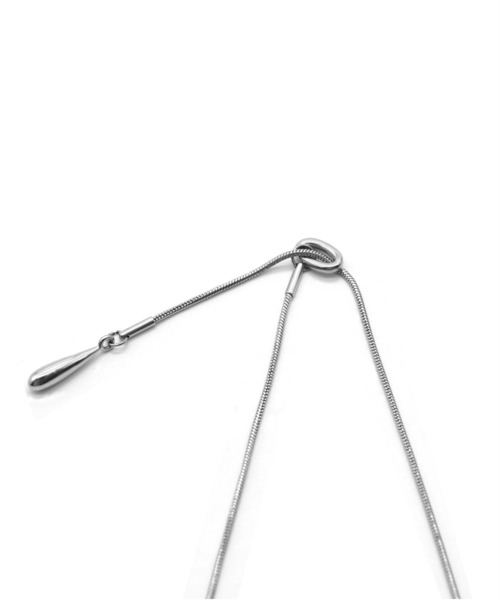 LHME（エルエイチエムイー）の「LHME ドロップY字ロングネックレス/サージカルステンレス316L（金属アレルギー対応）（ネックレス・レディース・ゴールド/シルバー・80ｃｍ）」の21枚目の写真