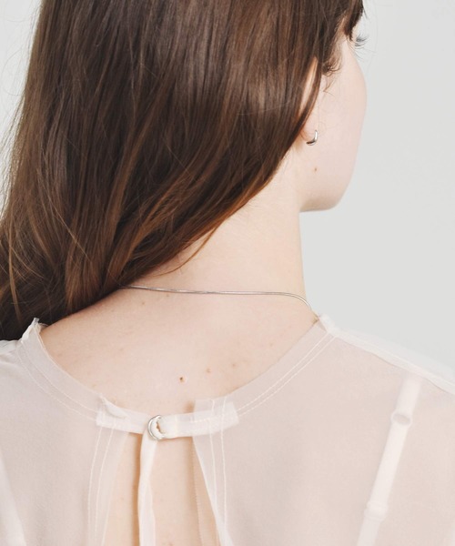 LHME（エルエイチエムイー）の「LHME ドロップY字ロングネックレス/サージカルステンレス316L（金属アレルギー対応）（ネックレス・レディース・ゴールド/シルバー・80ｃｍ）」の17枚目の写真