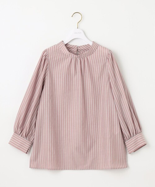 ANY SIS(エニィスィス)の「【洗える】フェイクパールストライプ ブラウス(シャツ/ブラウス・レディース・ベージュ系1/ネイビー系1/ライトグレー系1/ダルブルー系1・4)」の16枚目の写真