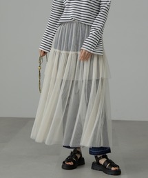 FREE'S MART | ◆チュールティアードマキシスカート(スカート)