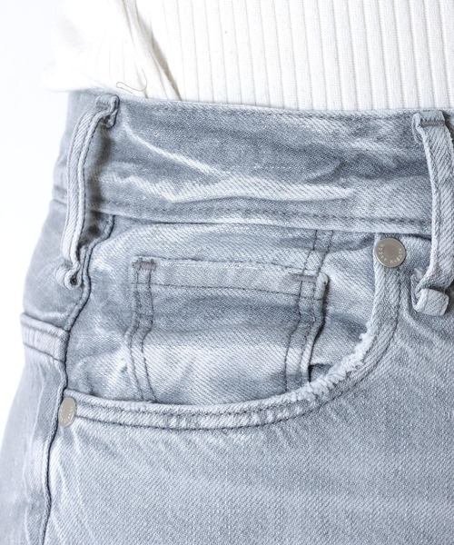 upperhights（アッパーハイツ）の「upper hights 【THE NIECE】ワイドストレートパンツ（デニムパンツ・レディース・ライトブルー/ブラック/ブルー系その他・23/24/22）」の19枚目の写真