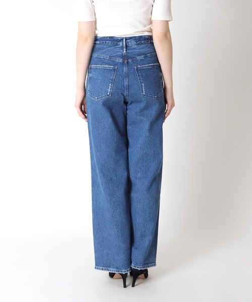 セール】upper hights 【THE NIECE】ワイドストレートパンツ（デニム