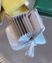 perche（ペルケ）の「ペルケ perche / ドット型押・ジャバラカードウォレット（財布）」