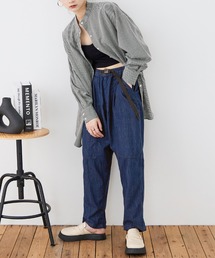 Fashion Letter | 【M-4L】ビッグポケット サーカスデニムパンツ(デニムパンツ)