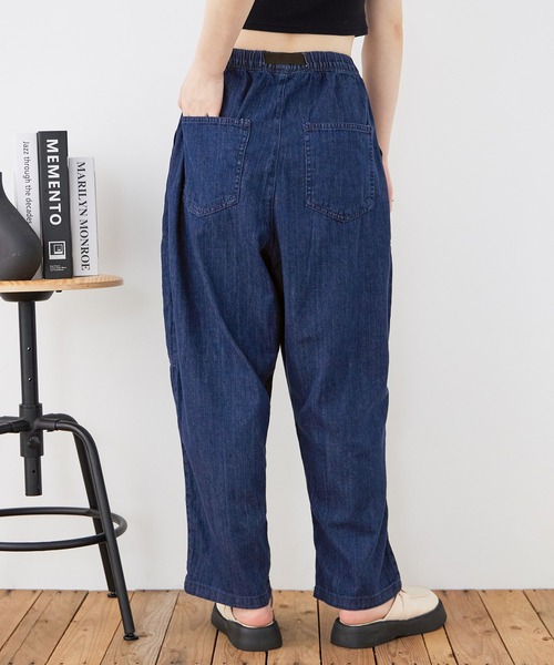 Fashion Letter(ファッションレター)の「【M-4L】ビッグポケット サーカスデニムパンツ(デニムパンツ・レディース・ネイビー/ブルー・LL/M/L/3L/4L)」の14枚目の写真